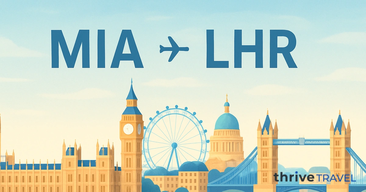 Miami to London