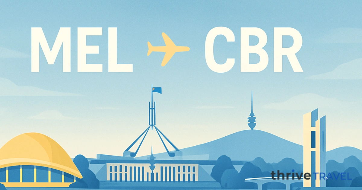 Melbourne to Canberra