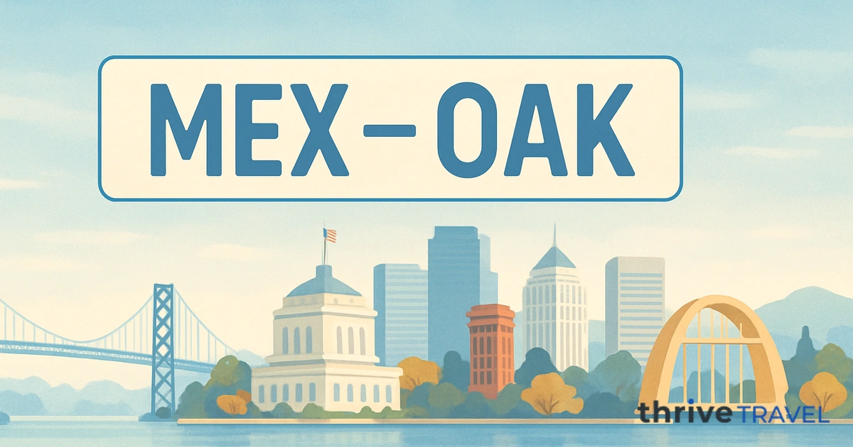 Mexico City to Oakland