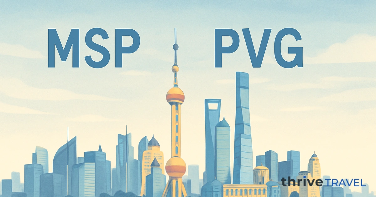 Minneapolis to Shanghai