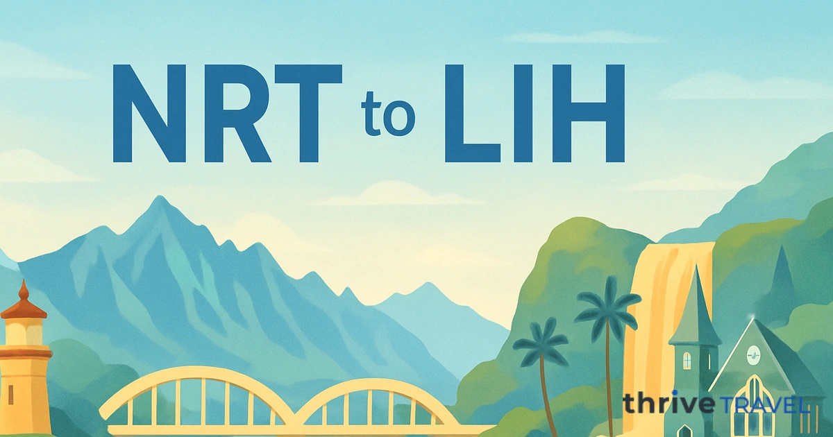 Tokyo to Lihue
