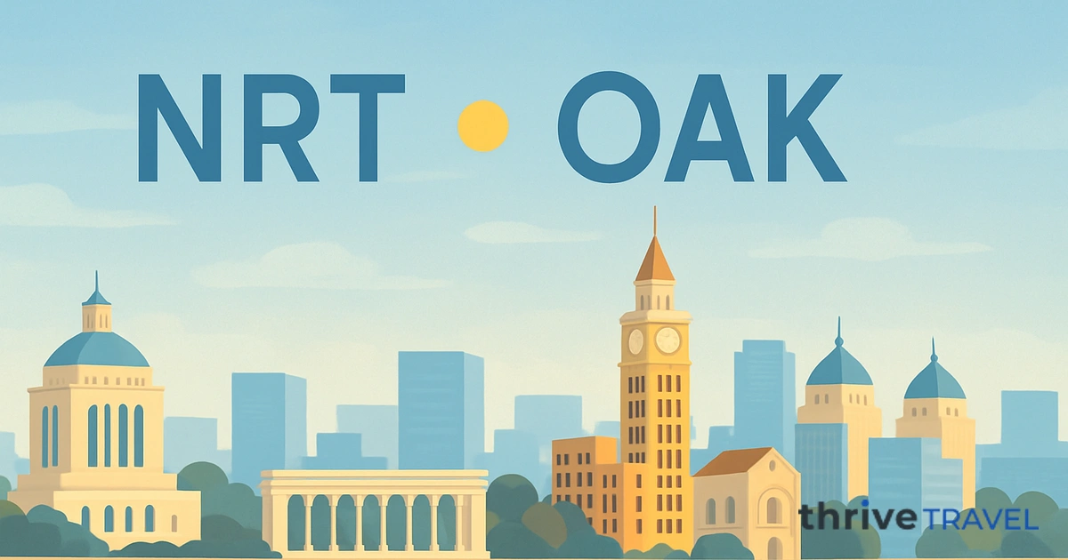 Tokyo to Oakland