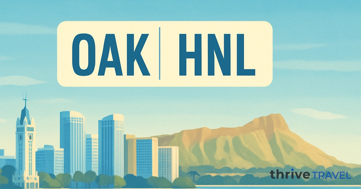Oakland to Honolulu