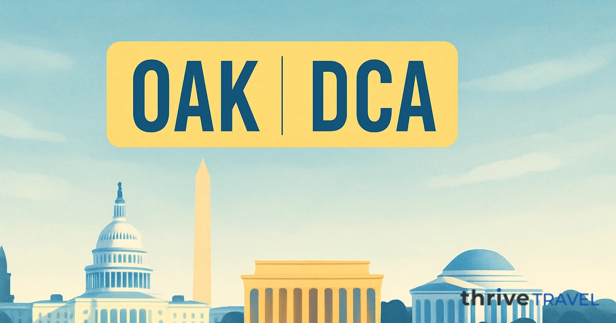 Oakland to Washington D.C.