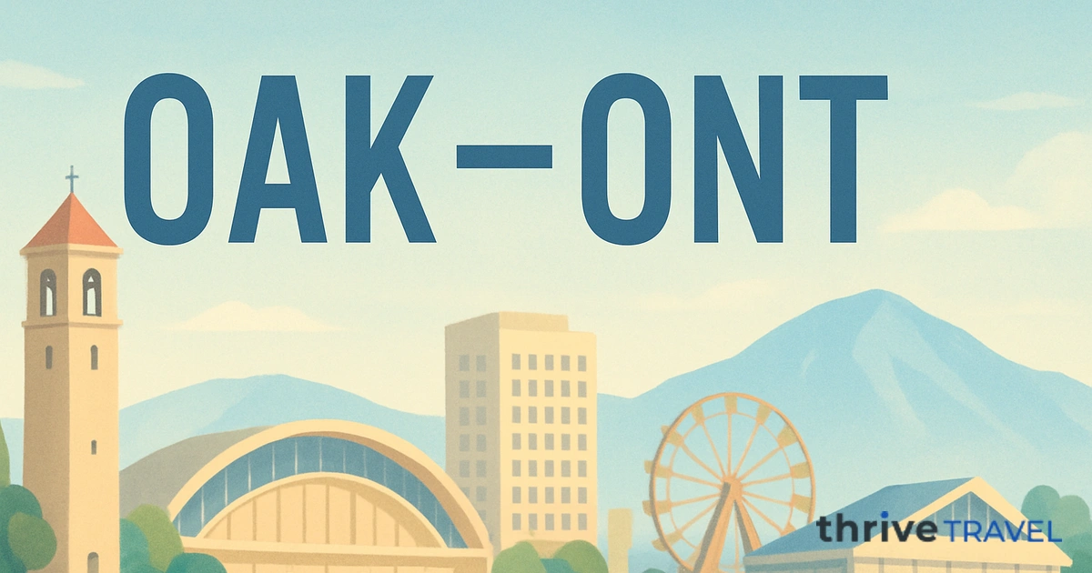 Oakland to Ontario