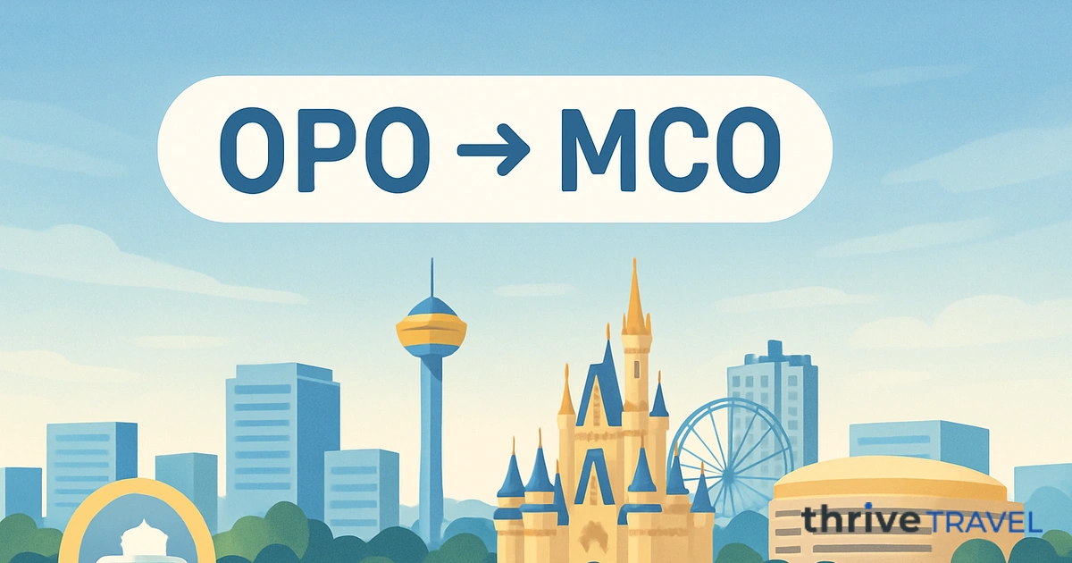 Porto to Orlando