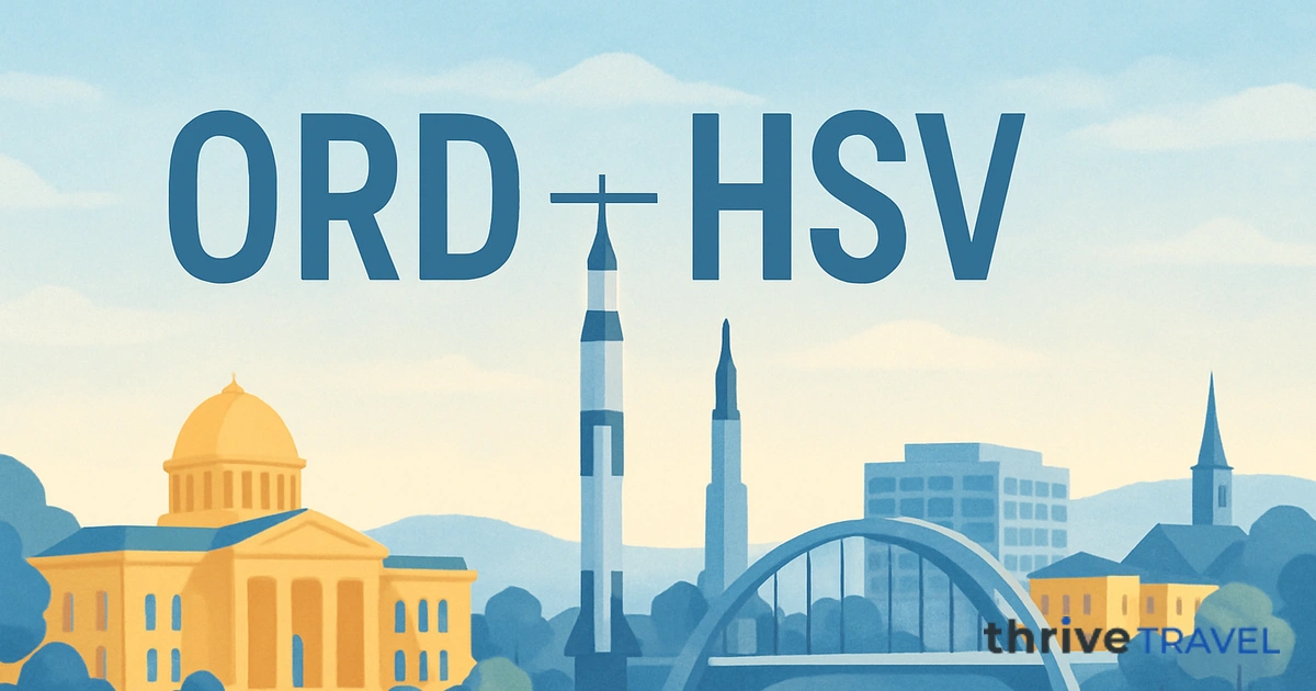 Chicago to Huntsville