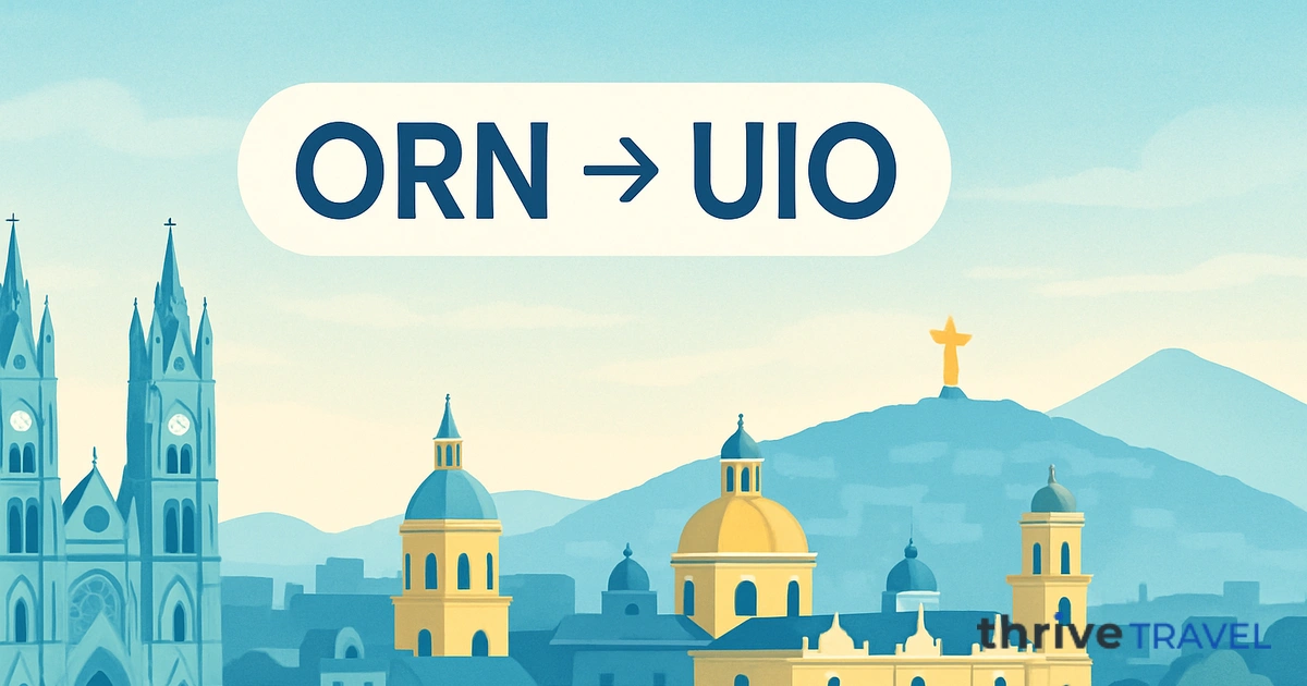 Oran to Quito