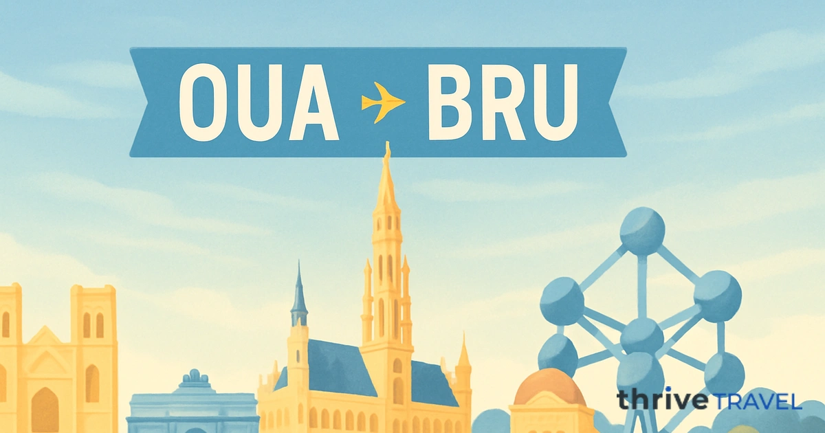 Ouagadougou to Brussels