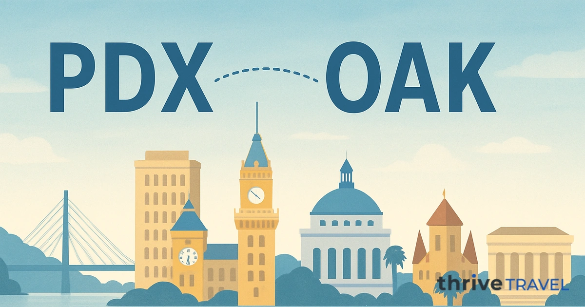 Portland to Oakland