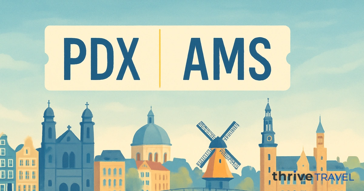 Portland to Amsterdam