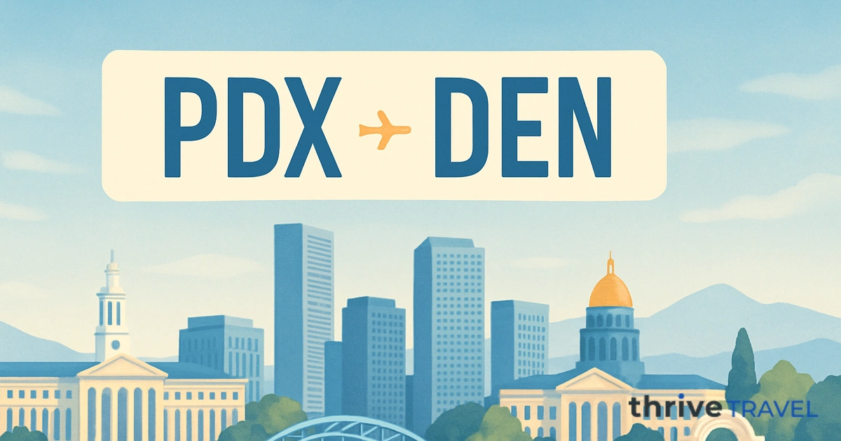 Portland to Denver