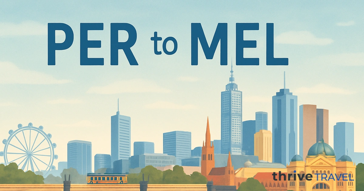 Perth to Melbourne
