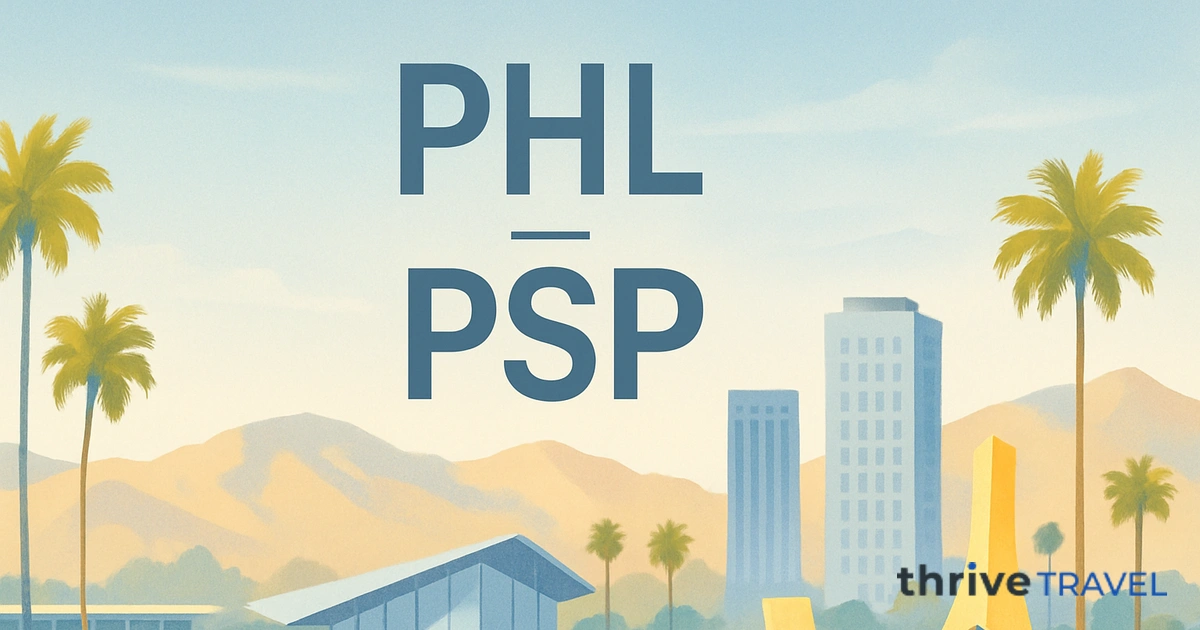 Philadelphia to Palm Springs