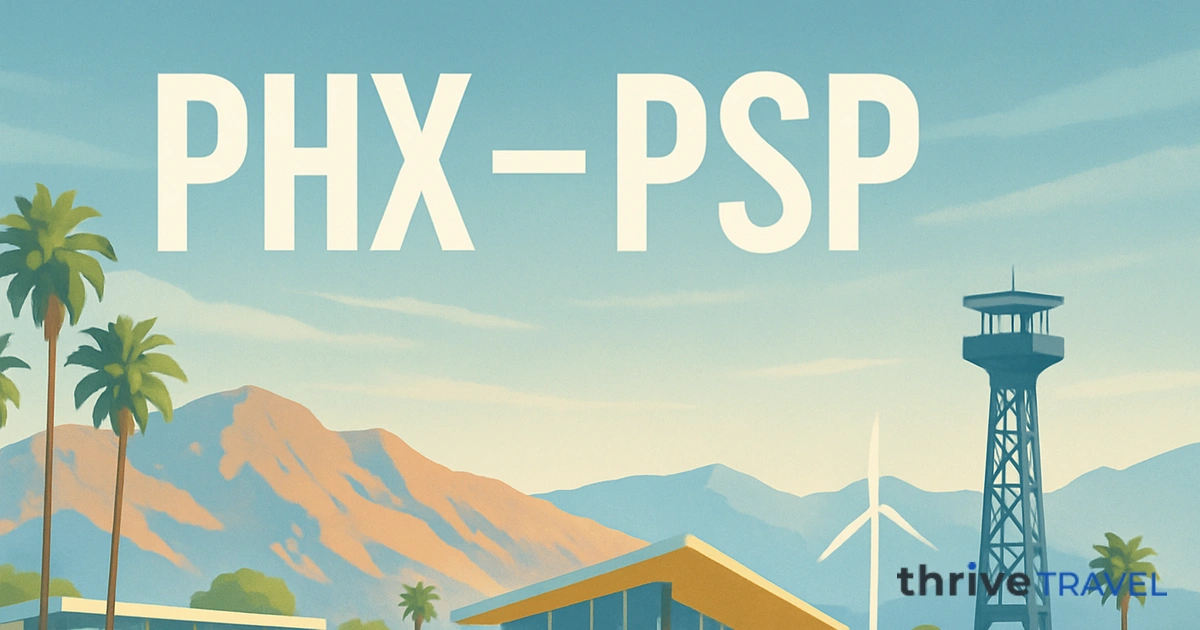 Phoenix to Palm Springs
