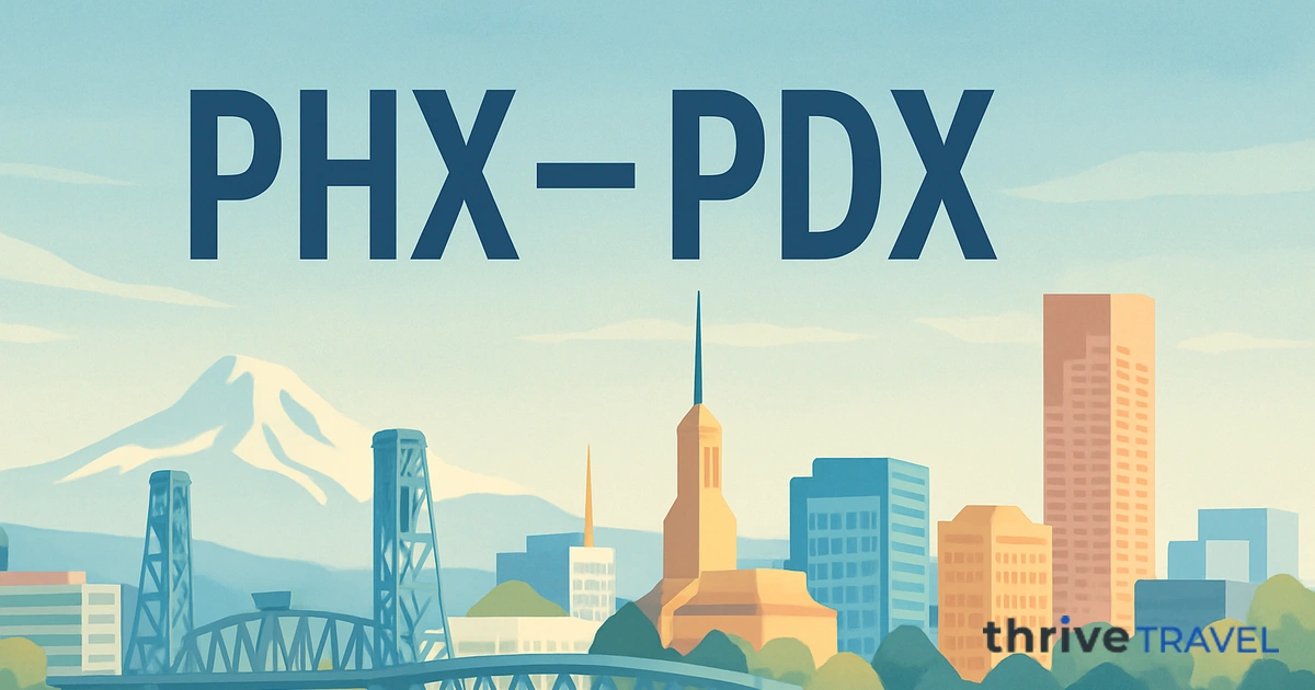 Phoenix to Portland