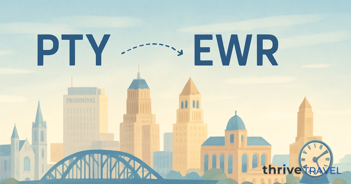 Panama City to Newark