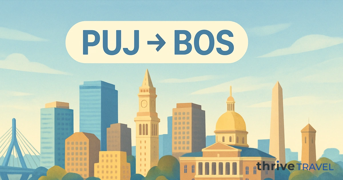 Punta Cana to Boston