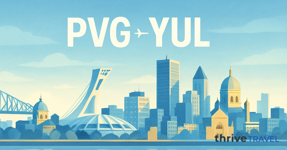 Shanghai to Montreal