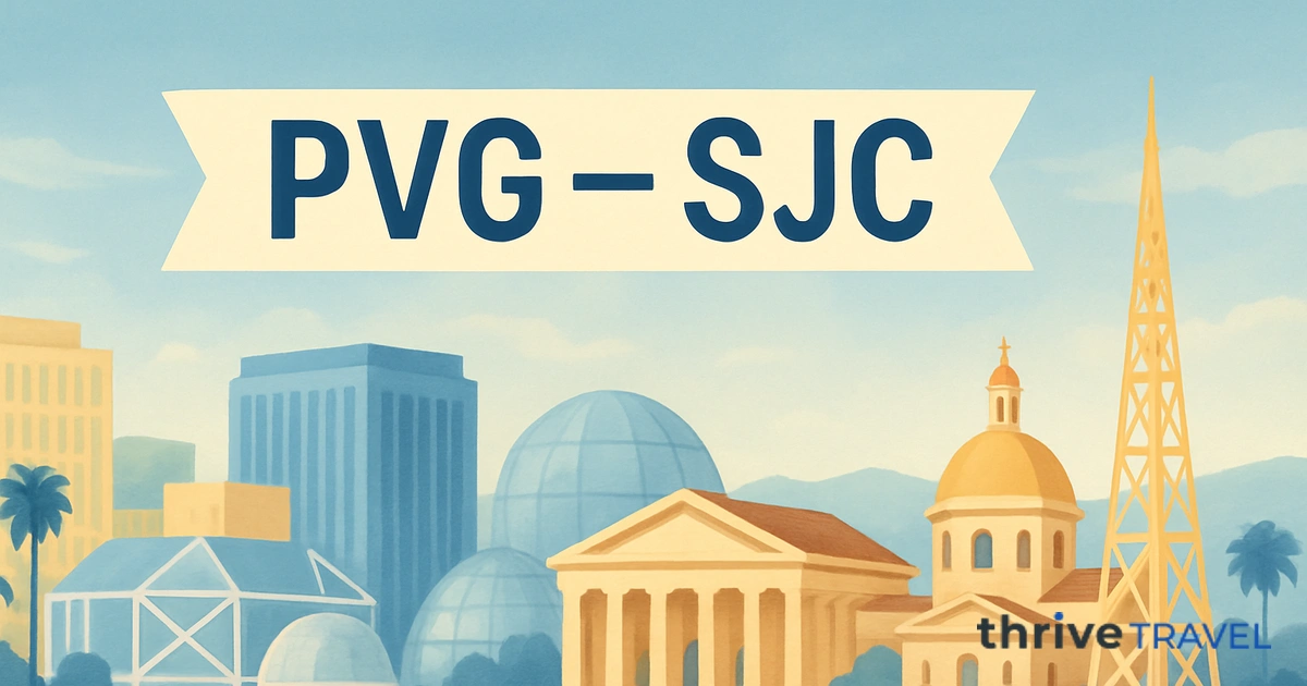 Shanghai to San Jose