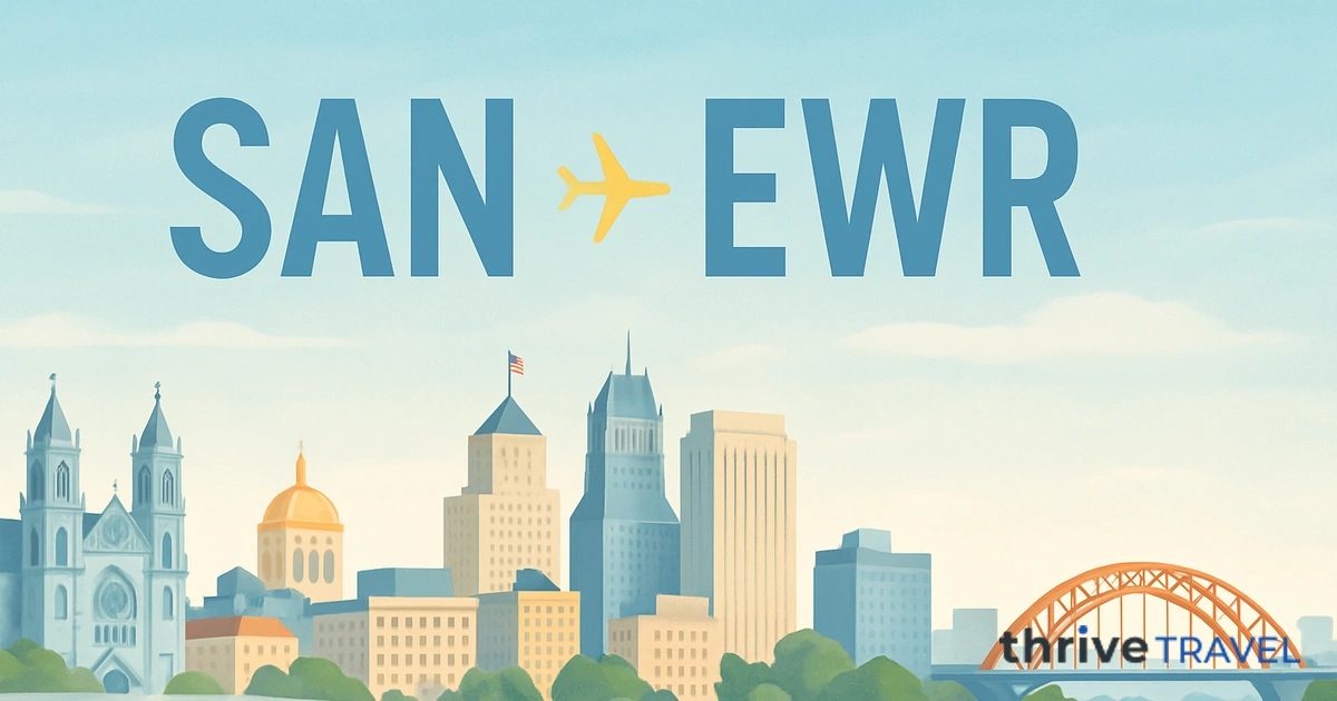 San Diego to Newark