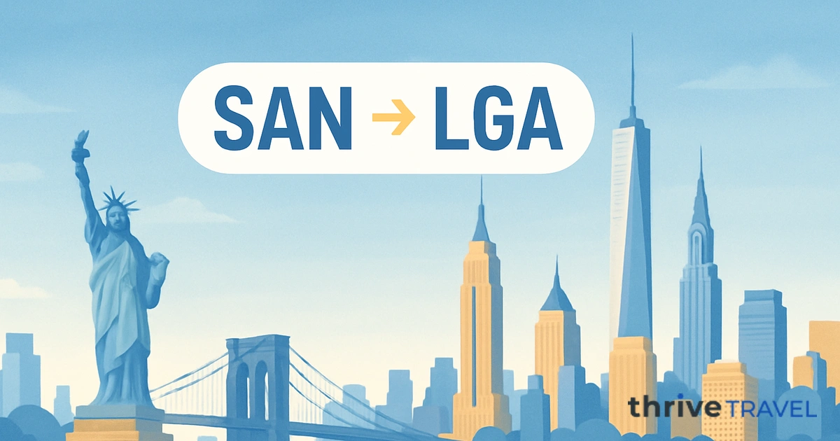 San Diego to New York