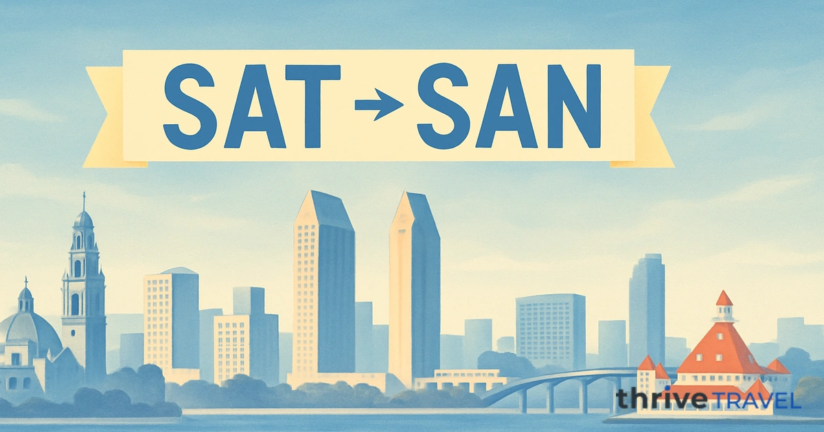 San Antonio to San Diego