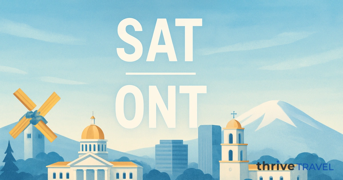San Antonio to Ontario