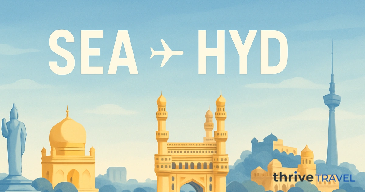 Seattle to Hyderabad