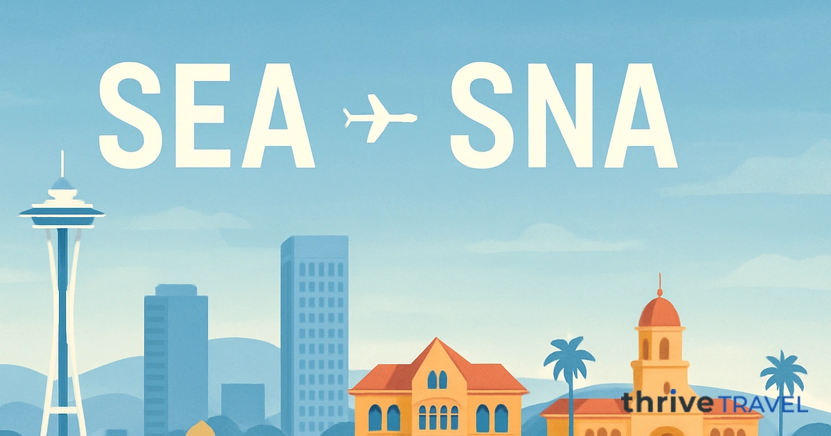 Seattle to Santa Ana