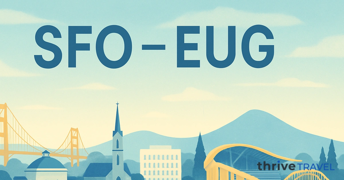 San Francisco to Eugene