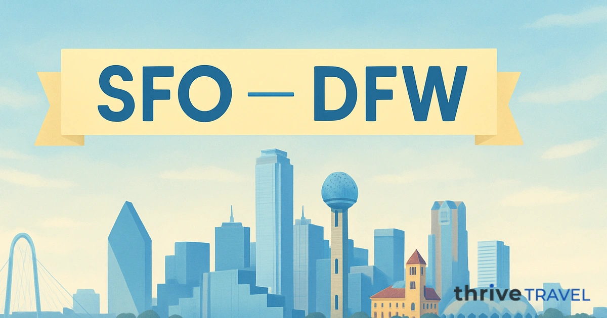 San Francisco to Dallas