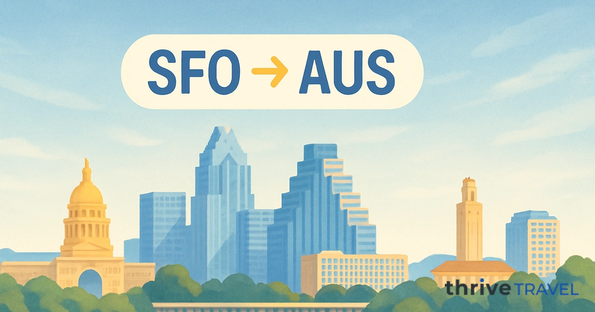 San Francisco to Austin