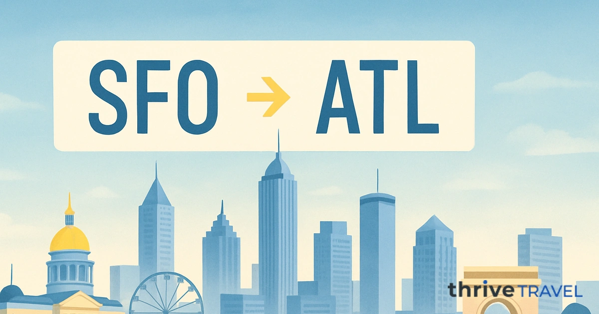 San Francisco to Atlanta