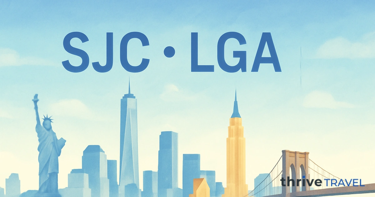 San Jose to New York