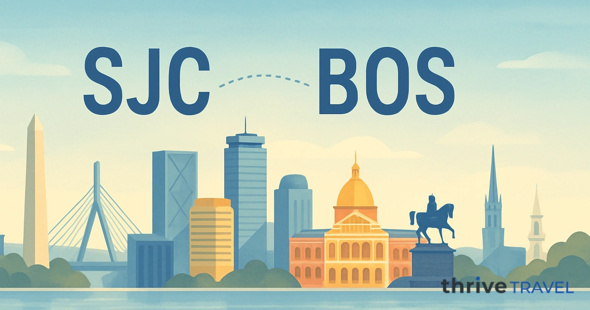San Jose to Boston