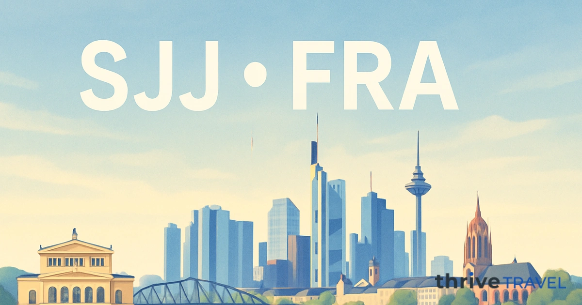 Sarajevo to Frankfurt