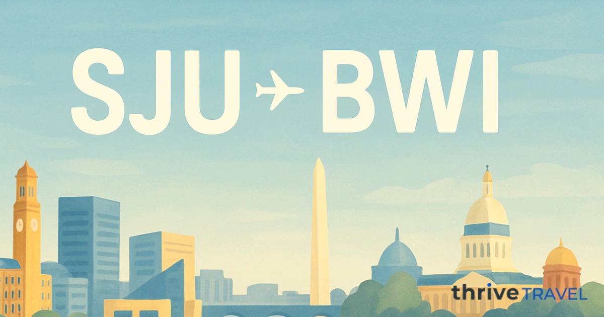 San Juan to Baltimore