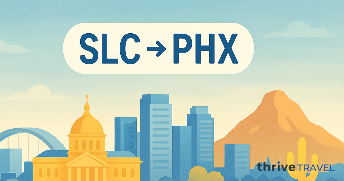 Salt Lake City to Phoenix