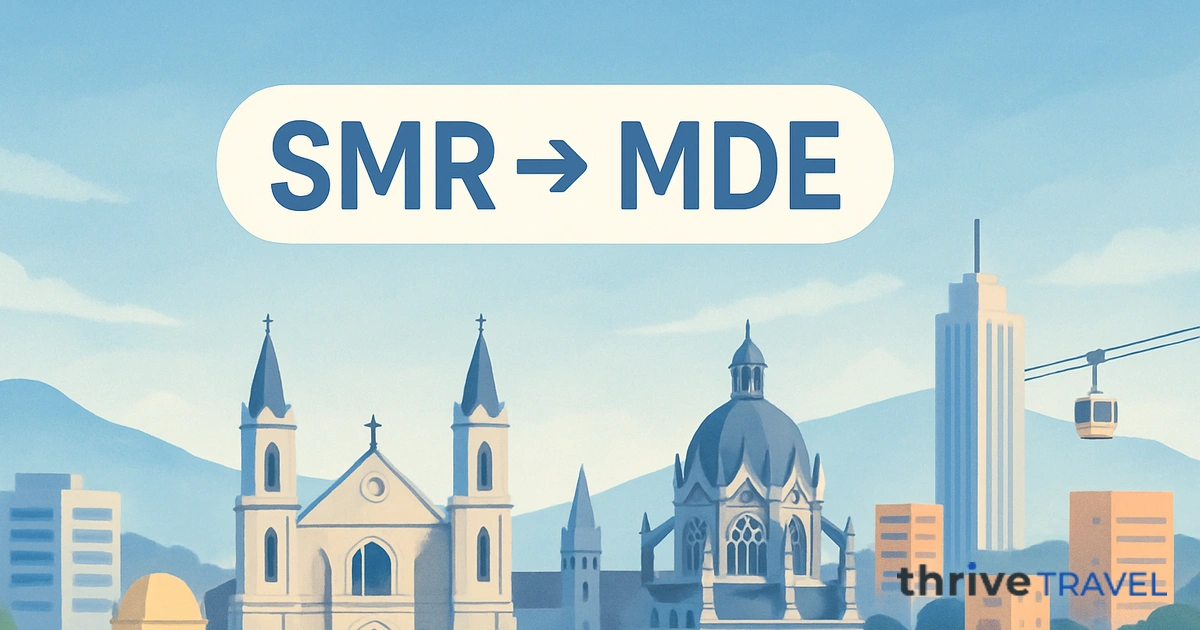 Santa Marta to Medellín