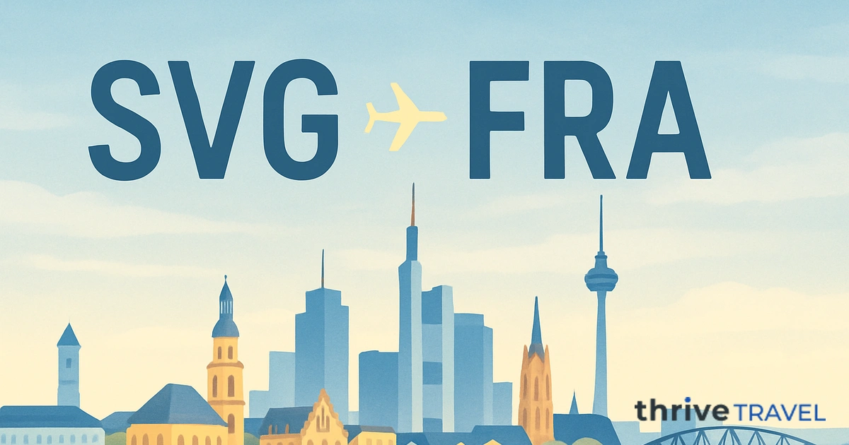 Stavanger to Frankfurt