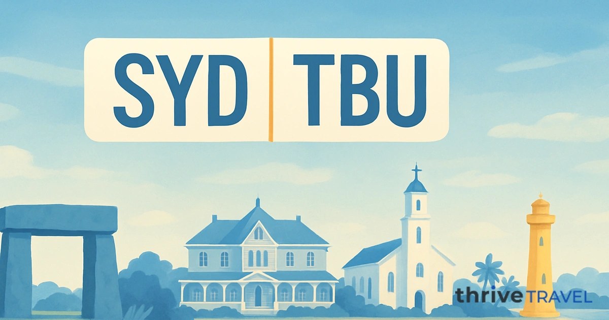 Sydney to Tongatapu