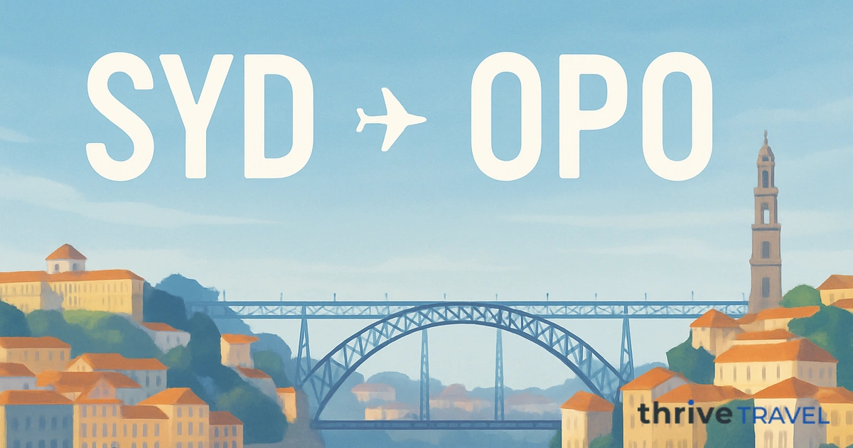Sydney to Porto