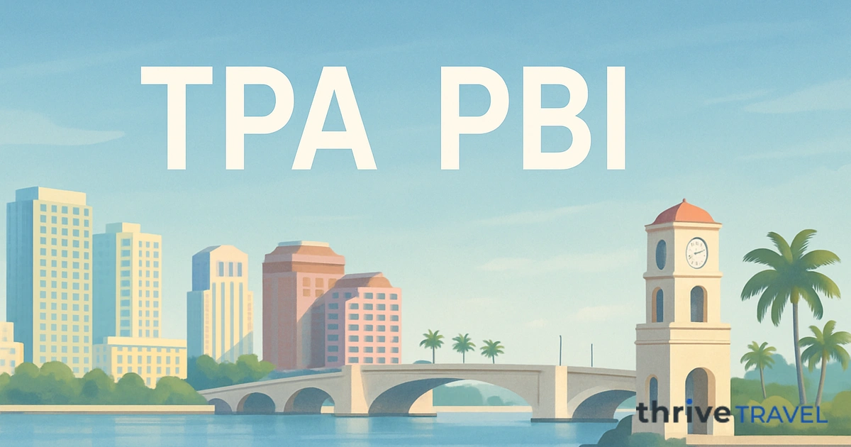 Tampa to West Palm Beach