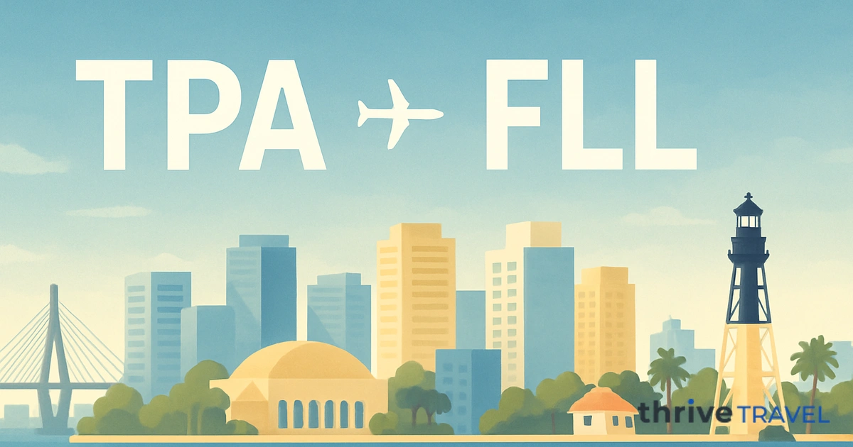Tampa to Fort Lauderdale