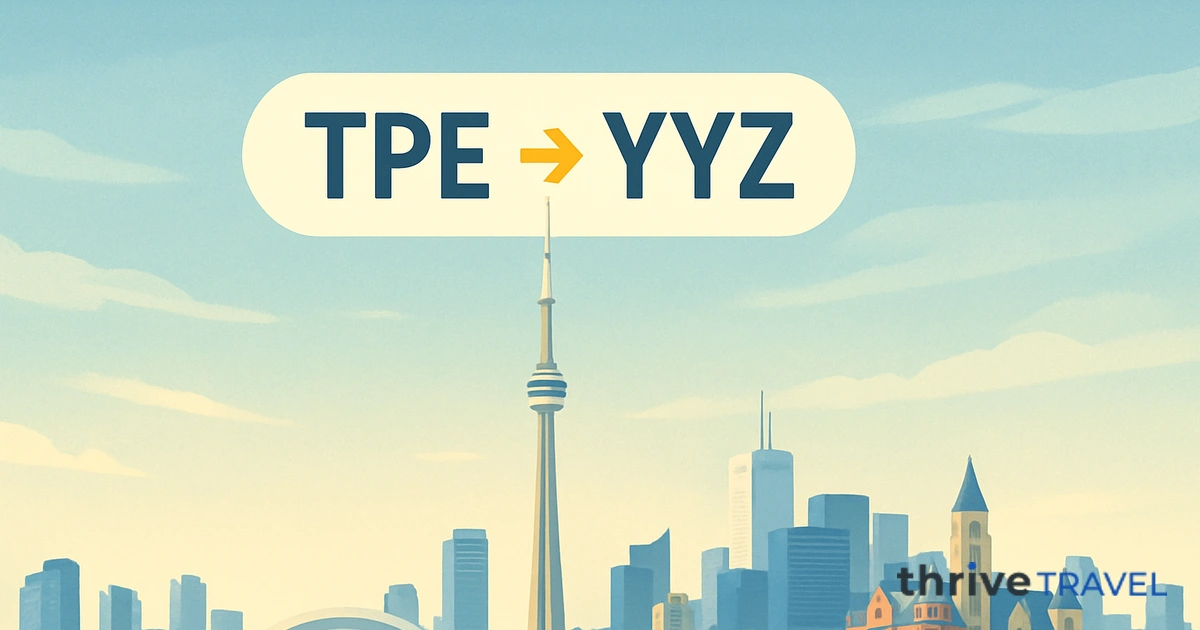 Taipei to Toronto