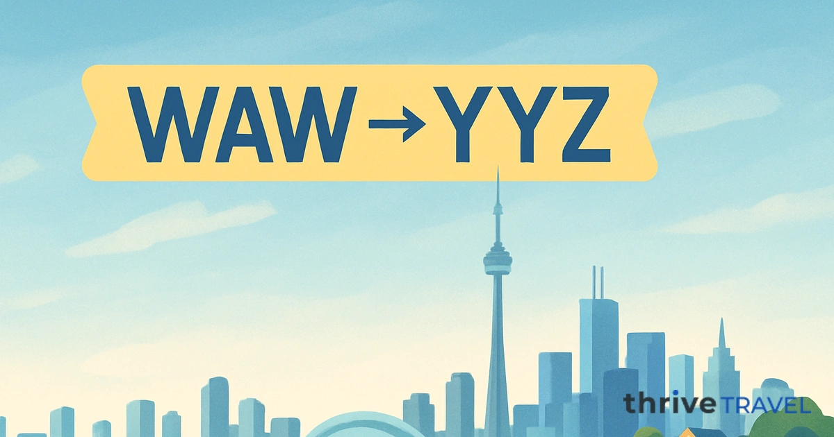 Warsaw to Toronto