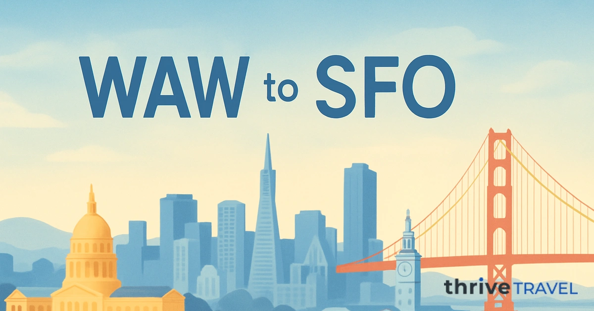 Warsaw to San Francisco