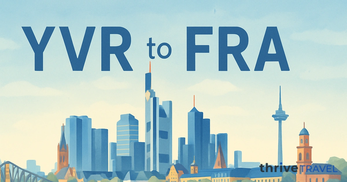 Vancouver to Frankfurt