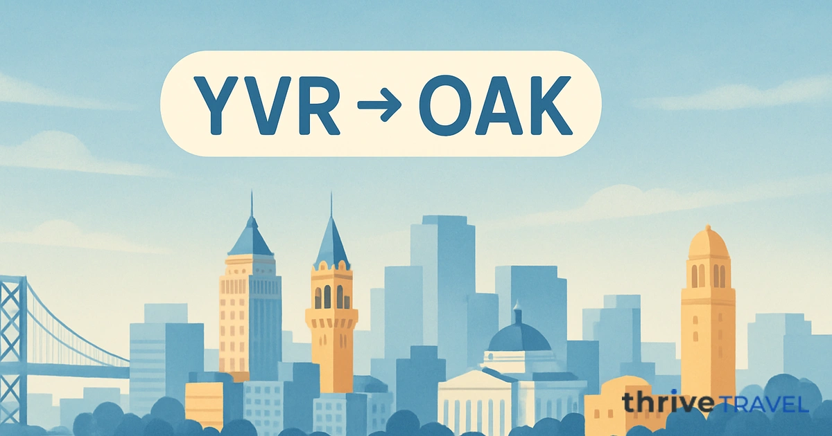 Vancouver to Oakland